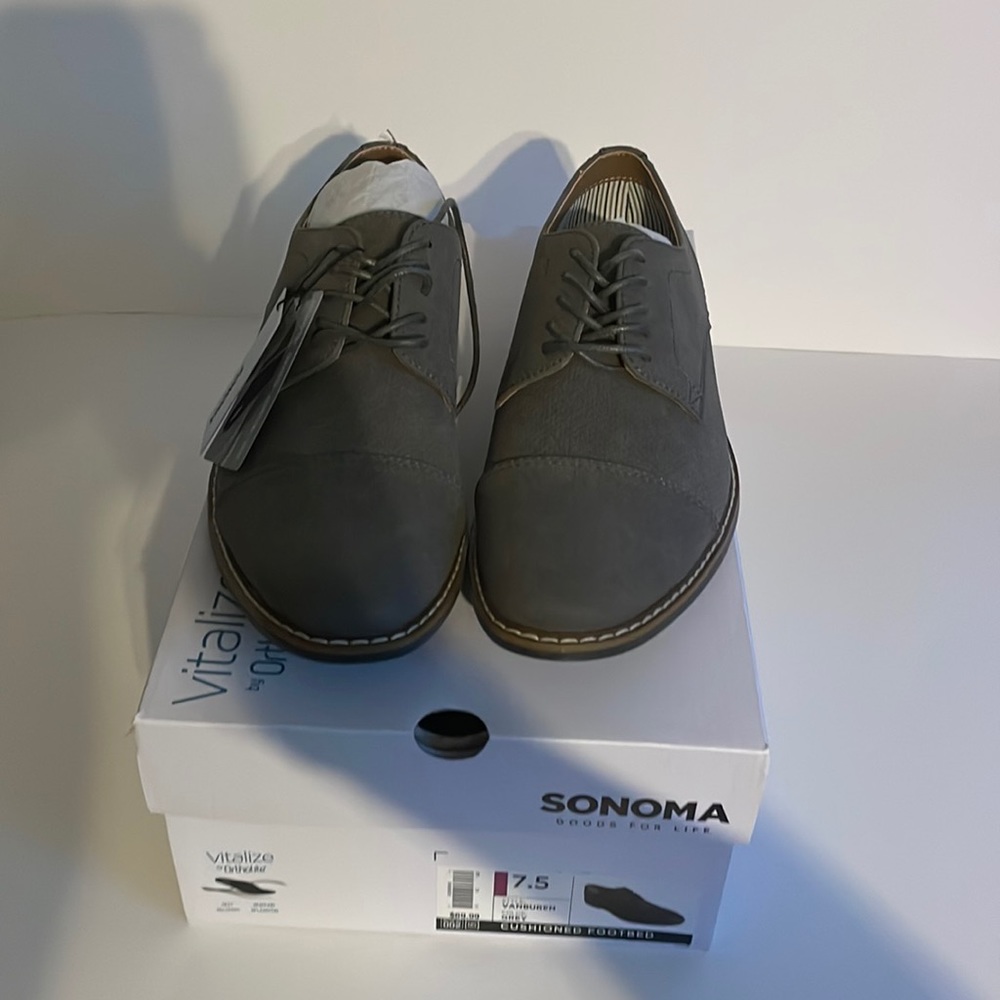 Sonoma grey dress shoes